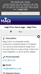Mobile Screenshot of magifilms.co.uk